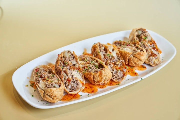 Cheesesteak Egg Rolls