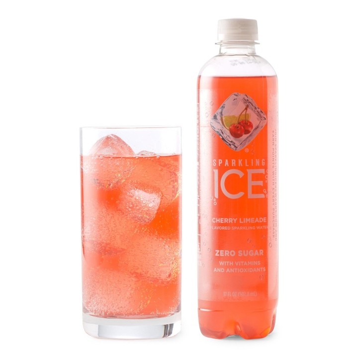 SPARKLING WATER CHERRY LIMEADE