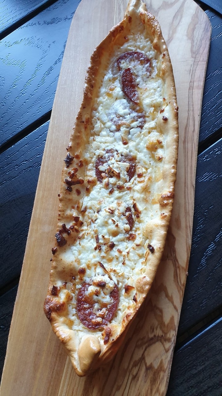 Pide Sucuk and Cheese