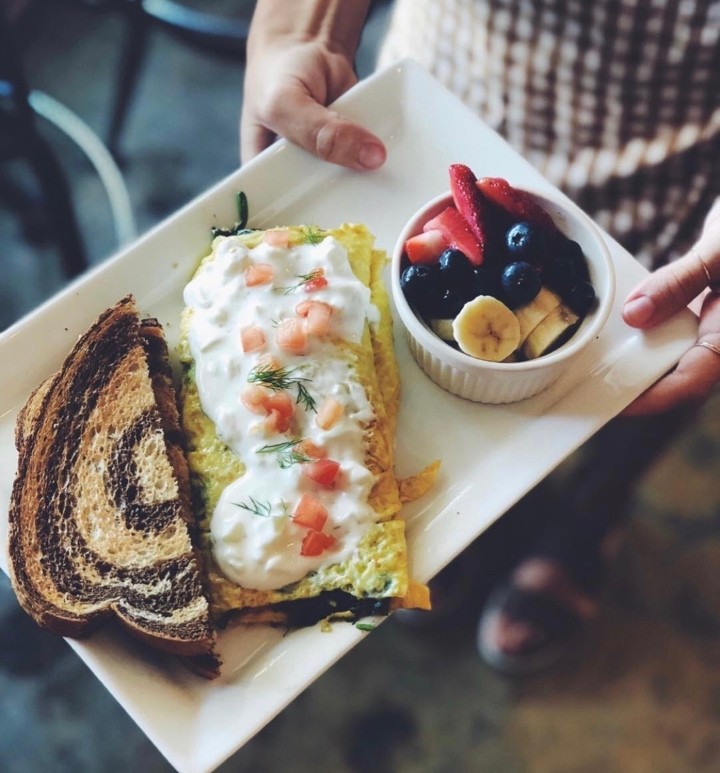 Greek Omelete (Contains Gluten)