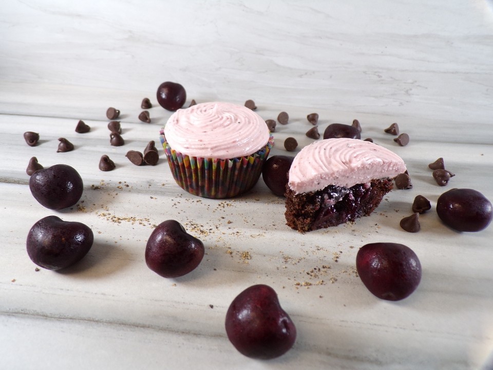Chocolate Cherry Cupcakes (Special Order)