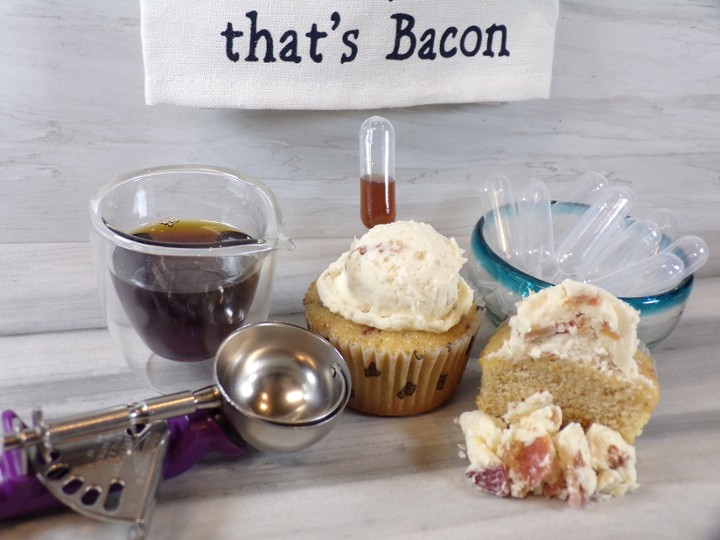 Bacon Maple Cupcakes