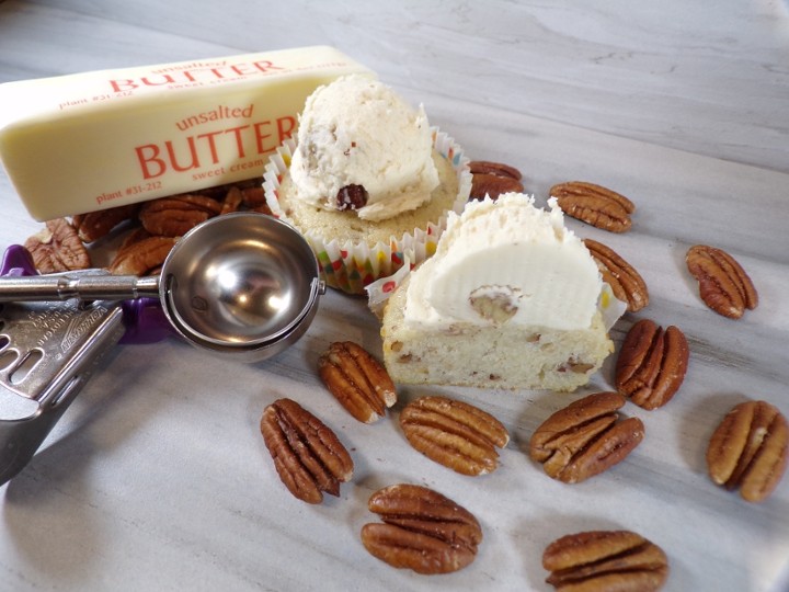 Butter Pecan Cupcakes