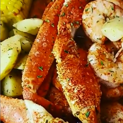 Dinner-Crab Half Shrimp