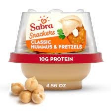 Sabra Hummus and Pretzels Cups