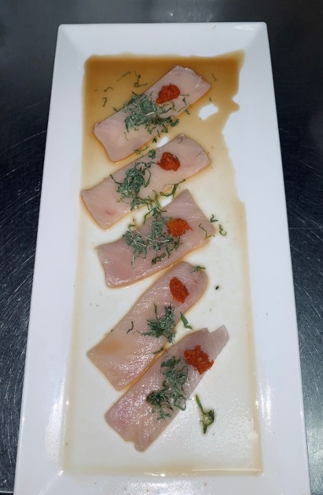 yuzu yellowtail sashimi