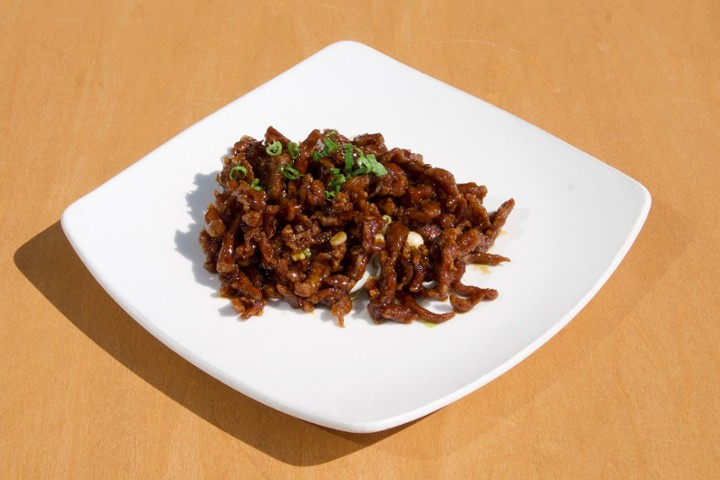 L- crispy shredded beef