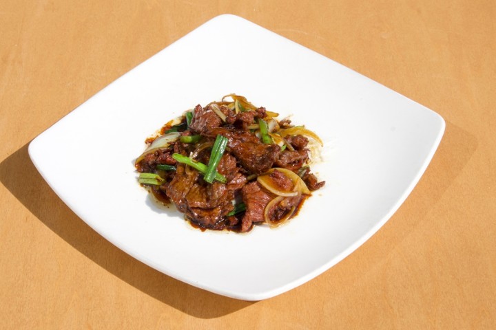 L- mongolian beef