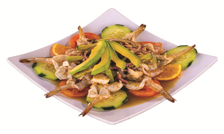 Aguachile con Pulpo