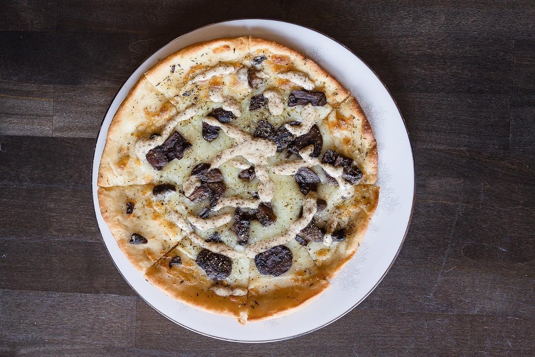 Garlic Mushroom Flatbread