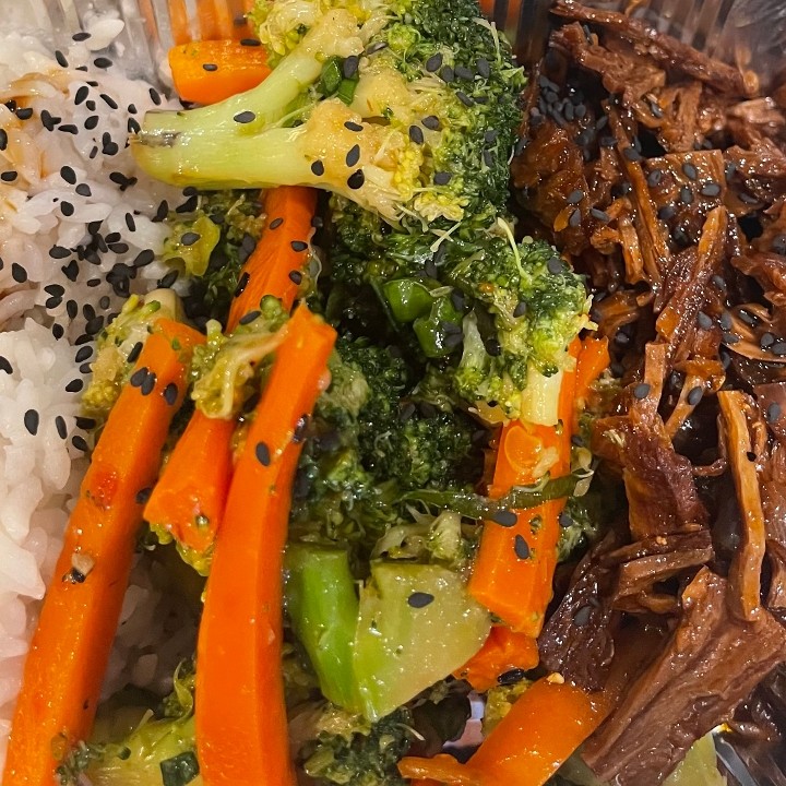 Chunk Bulgogi with Broccoli and Carrots - Take and Bake