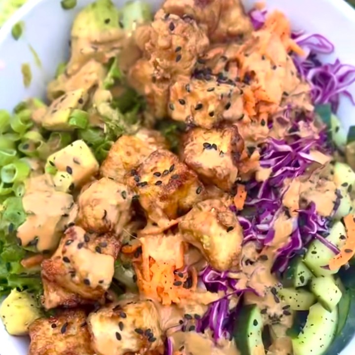 Crispy Tofu Asian Salad
