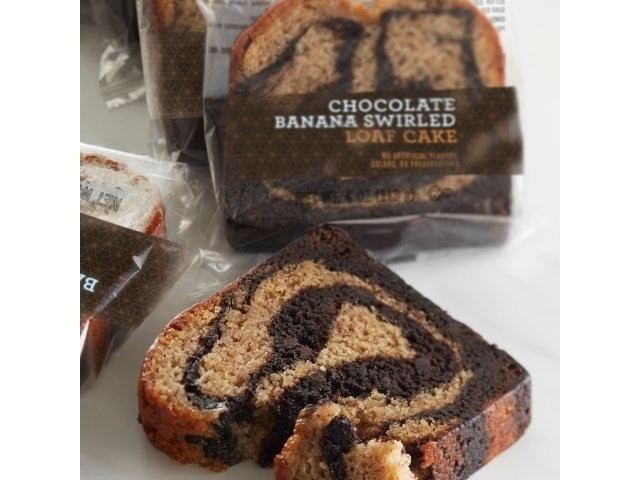 Banana Chocolate Swirl Loaf Cake