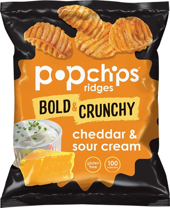 Pop Chips Ridges Cheddar & Sour Cream