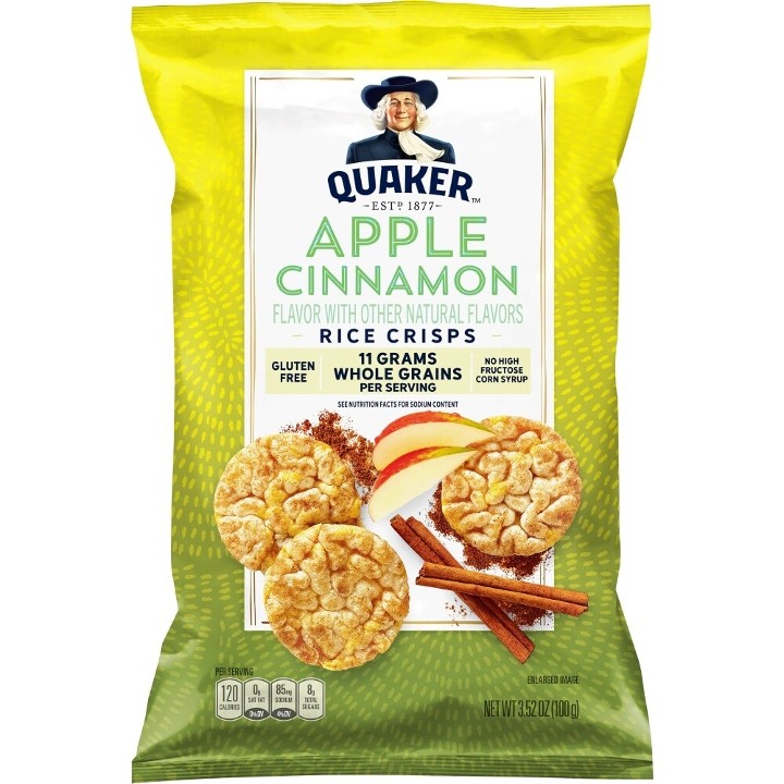 Quaker Rice Crisps Apple Cinnamon