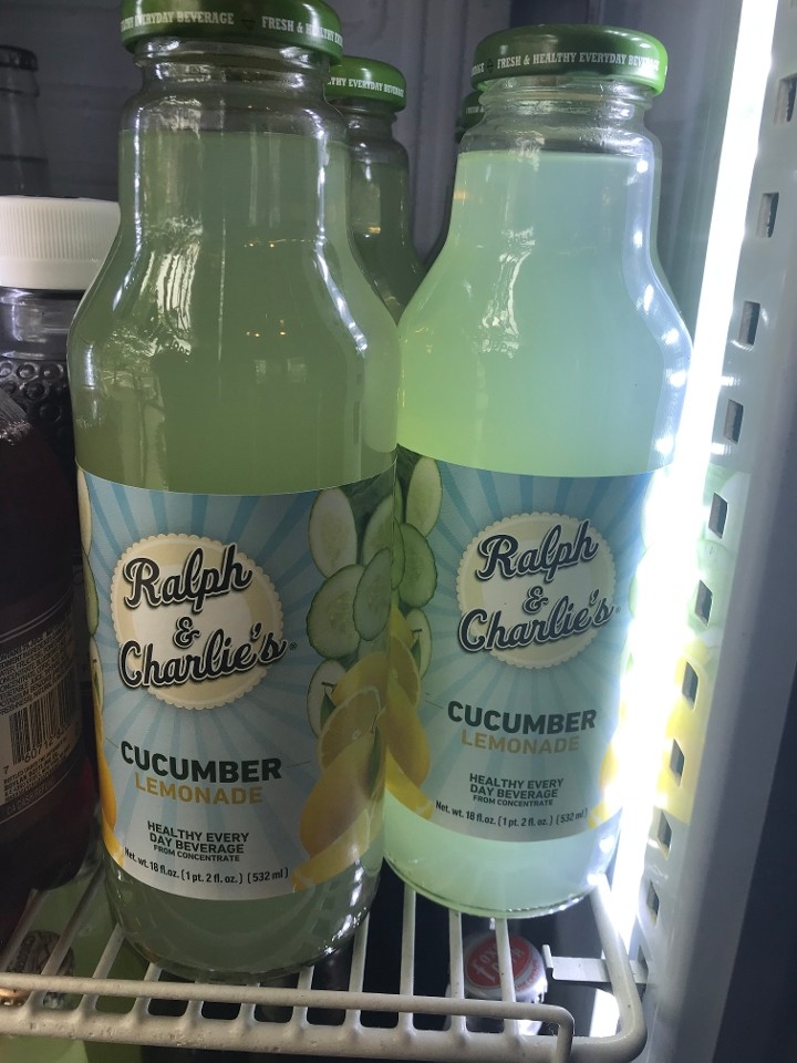 Ralph and Charlies cucumber lemonade 18oz