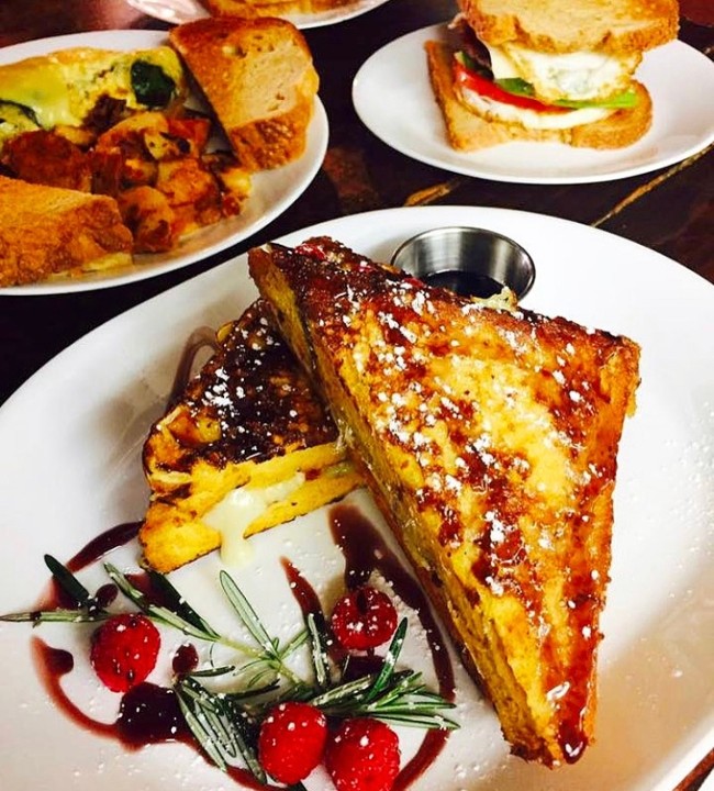 Wine rosemary french toast