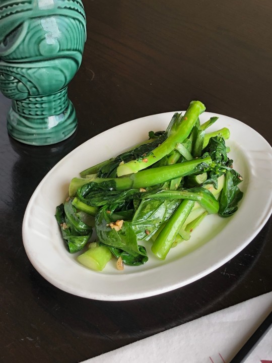 Tender Greens with Garlic