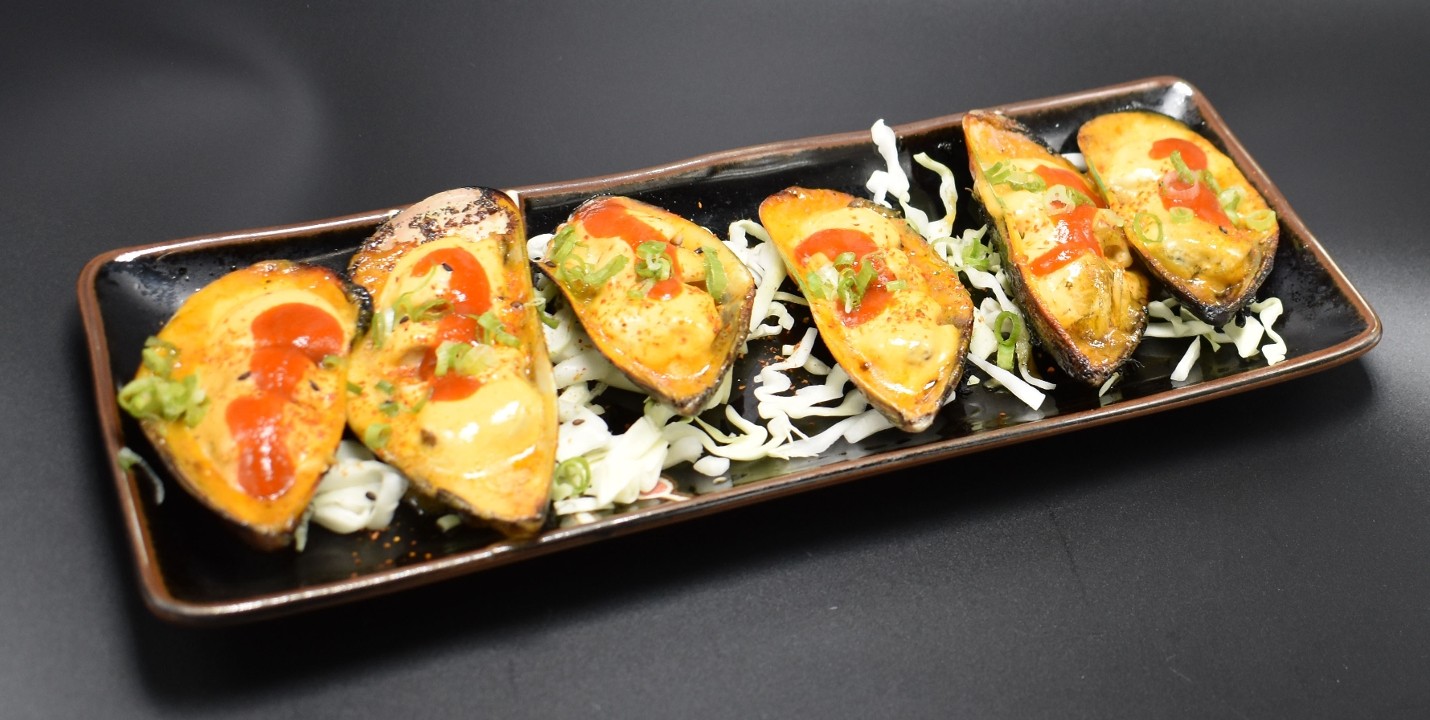 Baked Mussels(6 Pcs)