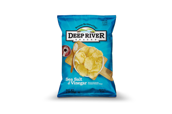 Deep River Crinkle Cut Chips Salt & Vinegar