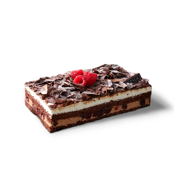 Black Forest Cherry Chocolate Cake Slice