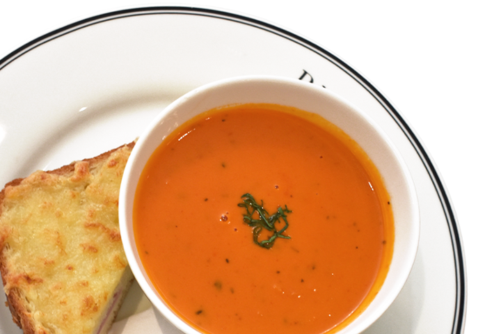 1/2 Croque Monsieur & Tomato Soup