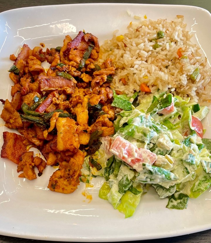 The Flying Pepper Cantina Grilled Poblano Dinner