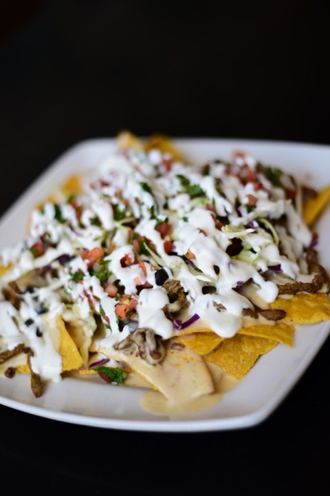 Grilled Veggie Nachos