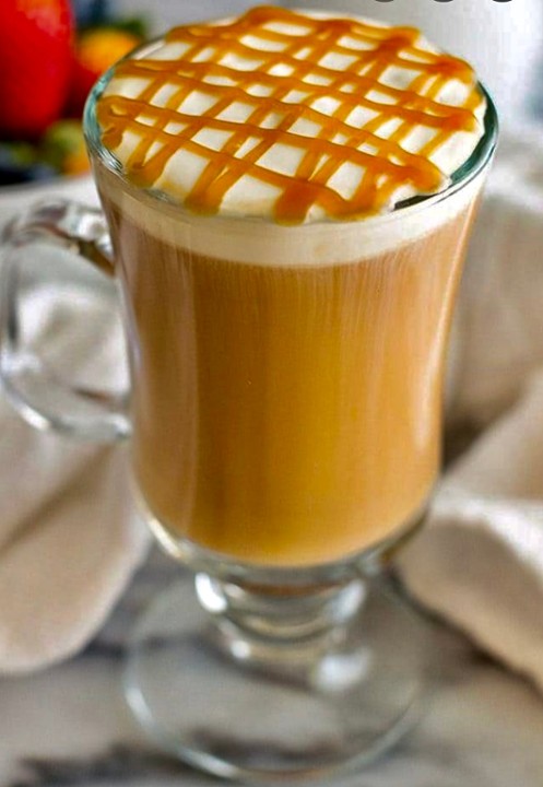16oz Sea Salt Caramel Cream latte