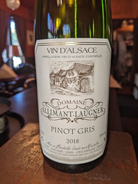 PINOT GRIS ALSACE.
