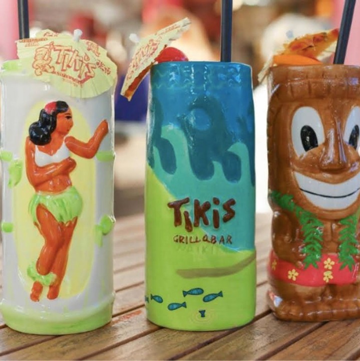 Hula Girl Mai Tai, w/Souv. Gls.