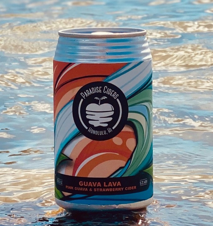 Paradise Cider Guava Lava Can