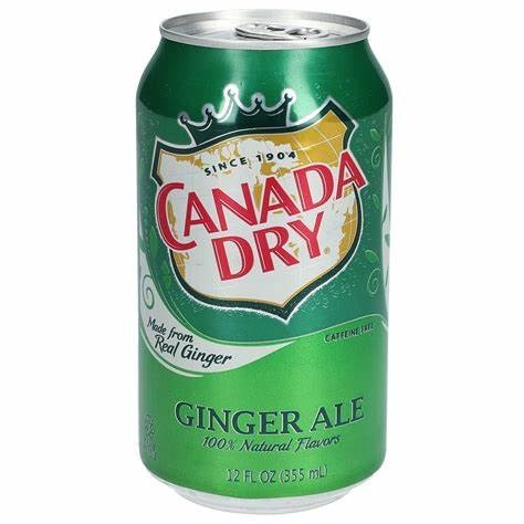*Canada Dry Ginger Ale 12oz can^