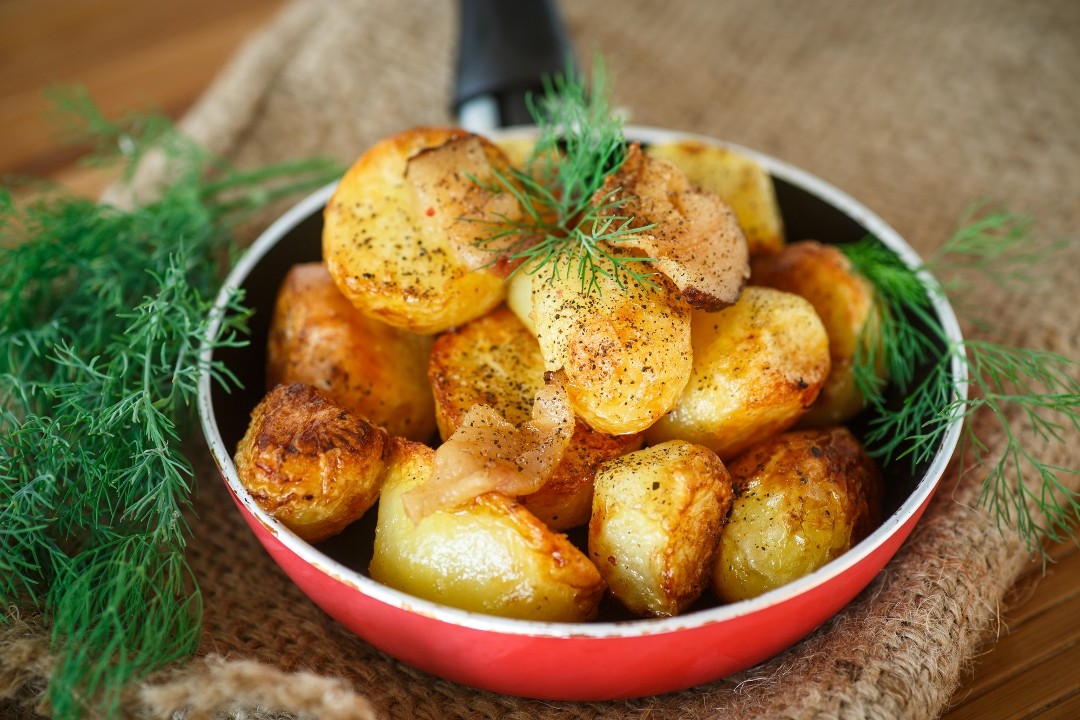 +Side Rosemary Pan Potatoes (Vegan)