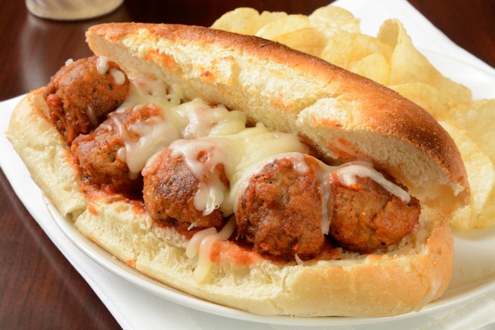 Meatball Sand w/Chips