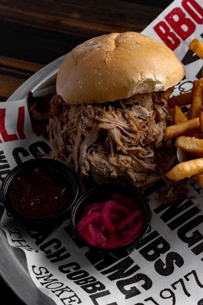 Chris Ello's Pulled Pork Sandwich