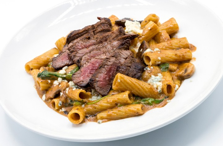 Rigatoni & Blackened Skirt Steak