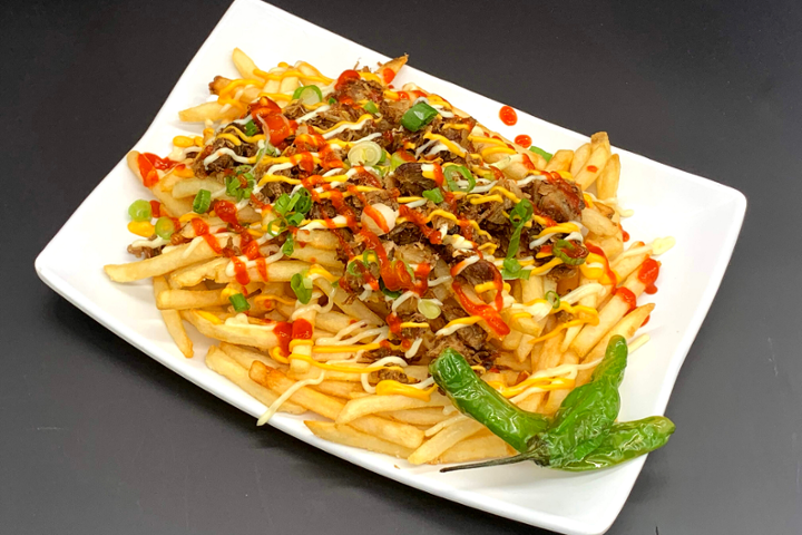 Spicy Chashu Fries