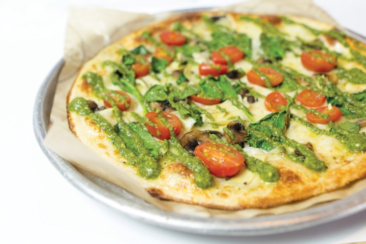 Veggie Pesto Pizza