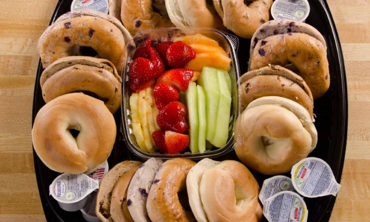 Fruit, Bagel & Cream Cheese Tray