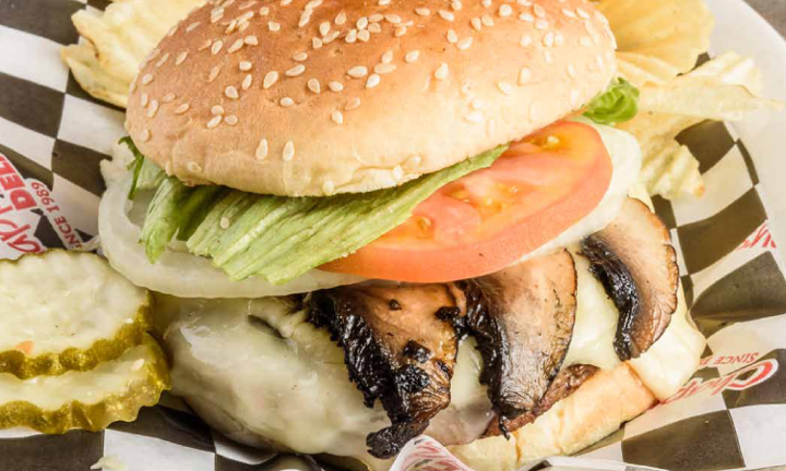 Portabella Swiss Burger