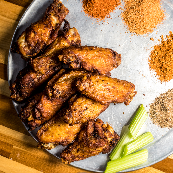 BBQ Dry Rub Wings Party Sized