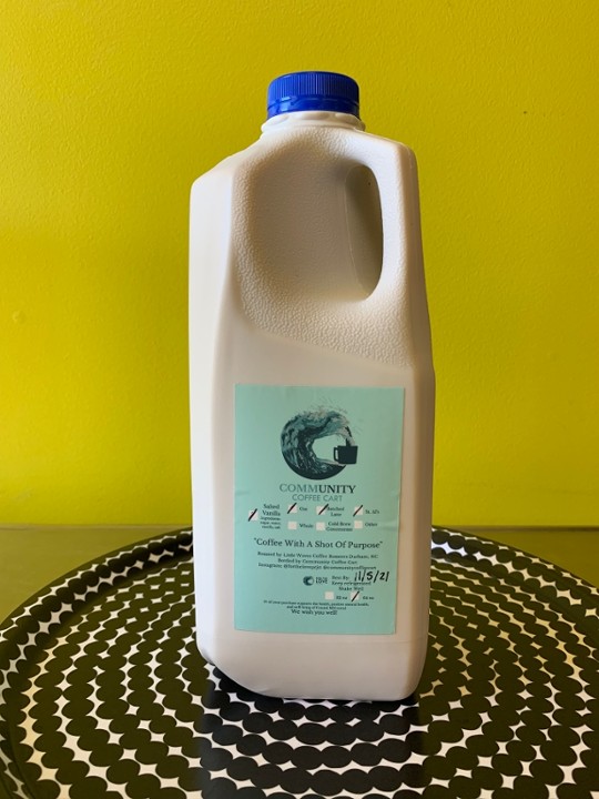 Half Gallon oat Ubuntu Chai Cold Brew Latte