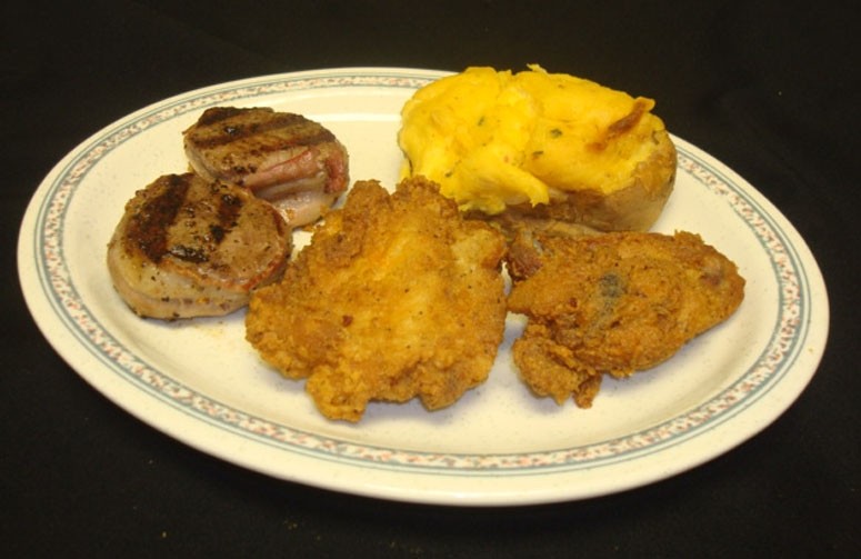 Steak & Fried Chicken