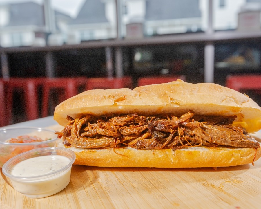 BBQ Pulled Beef Sandwich