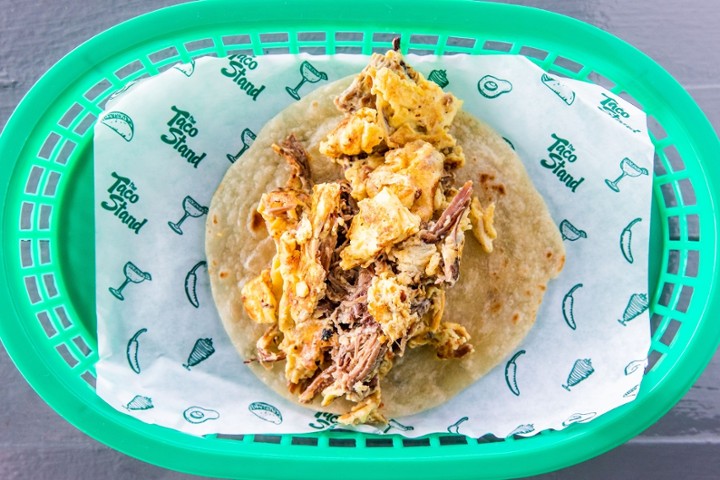 Brisket & Egg Taco