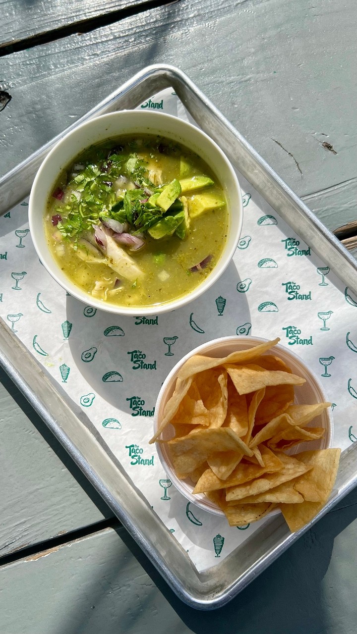 Green Chile Chicken Pozole