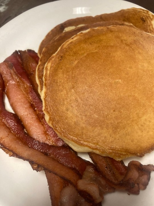 Pancakes with Choice of Meat