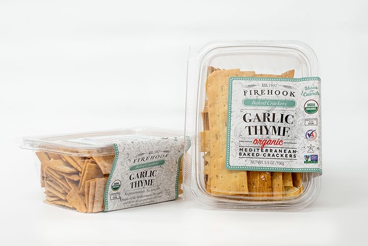 Garlic Thyme Crackers | Firehook