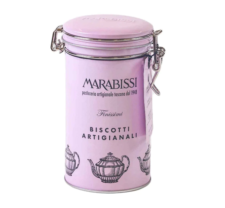 Almond Cantucci in Light Pink Tin | Marabissi